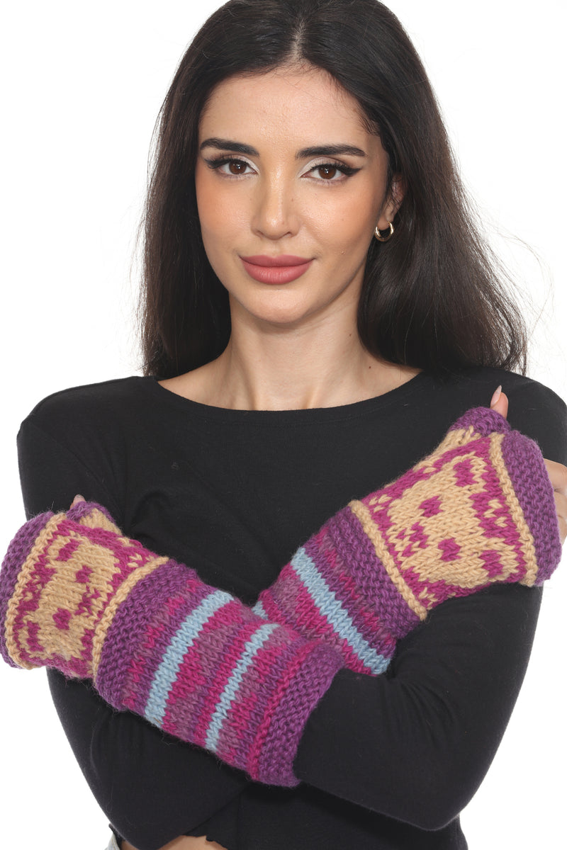 Teddy Bear Knit Armwarmer