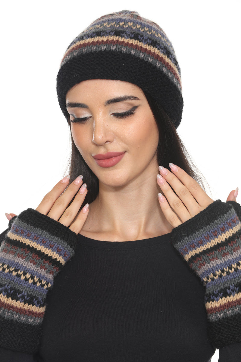 Cozy Striped Boho Armwarmer