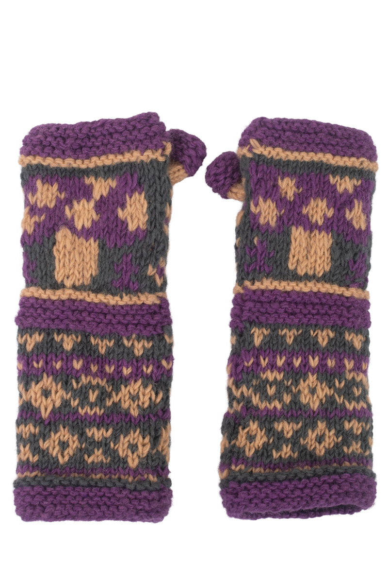 Mushroom Knit Armwarmer