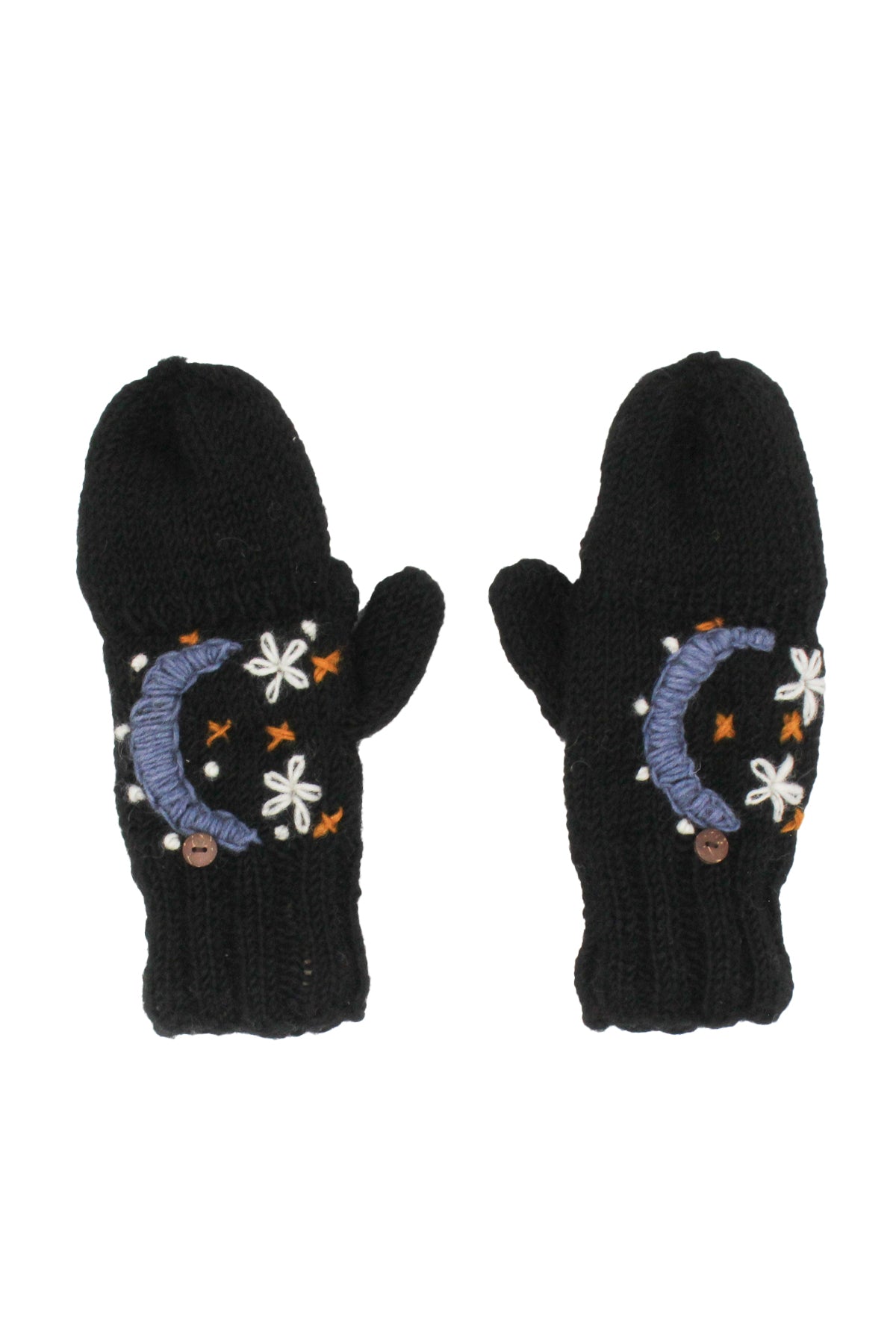 Hand Embroidery Mittens