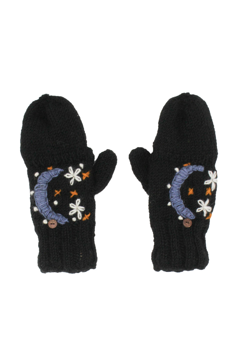 Hand Embroidery Mittens