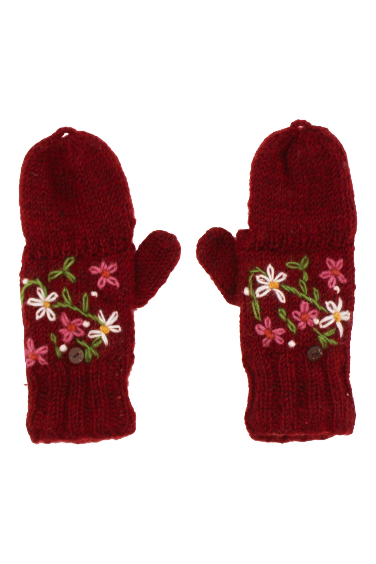 Hand Embroidery Mittens