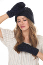 Load image into Gallery viewer, Cable Knit Faux Mohair Mittnes