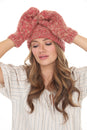 Load image into Gallery viewer, Cable Knit Faux Mohair Mittnes