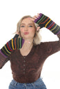 Load image into Gallery viewer, Sediment Rainbow Armwarmers