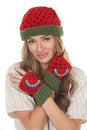 Load image into Gallery viewer, Fruit Fingerless Mittens