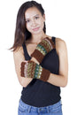 Load image into Gallery viewer, Winter Love Fingerless Wool Arm Warmers