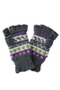 Load image into Gallery viewer, Winter Love Fingerless Wool Arm Warmers