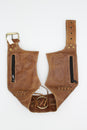 Load image into Gallery viewer, The Gypsy Duo - A Leather Duo Pack Hip Bag Belt-Brown