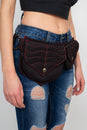 Load image into Gallery viewer, Cotton two Leaf Pocket Waist Belt
