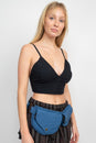 Load image into Gallery viewer, Cotton two Leaf Pocket Waist Belt
