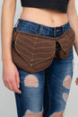 Load image into Gallery viewer, Cotton two Leaf Pocket Waist Belt