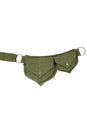 Load image into Gallery viewer, Cotton two Leaf Pocket Waist Belt
