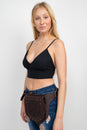 Load image into Gallery viewer, Applique Leather Belt Bag