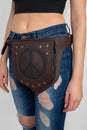 Load image into Gallery viewer, Applique Leather Belt Bag
