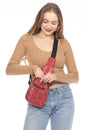 Load image into Gallery viewer, Jacquard Sling Travel Bag