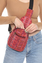 Load image into Gallery viewer, Jacquard Sling Travel Bag