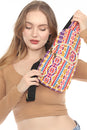 Load image into Gallery viewer, Jacquard Sling Travel Bag