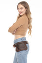 Load image into Gallery viewer, Double Stamped Leather Belt Bag