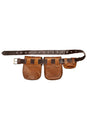 Load image into Gallery viewer, Falling Leaves Leather Belt Bag