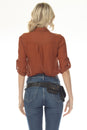 Load image into Gallery viewer, Leather Western Rivets Hip Belt