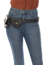 Load image into Gallery viewer, Leather Western Rivets Hip Belt