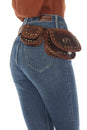Load image into Gallery viewer, Leather Western Rivets Hip Belt