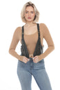 Load image into Gallery viewer, Leather Studded Festival Vest