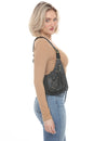 Load image into Gallery viewer, Leather Studded Festival Vest