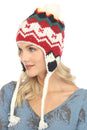 Load image into Gallery viewer, winter knit Snowboarding hat with pom pom