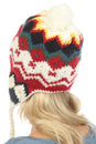 Load image into Gallery viewer, winter knit Snowboarding hat with pom pom
