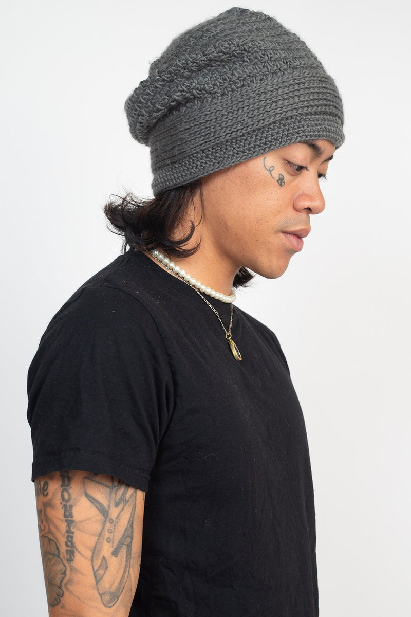 Crocheted Soft Slouchy Beanie