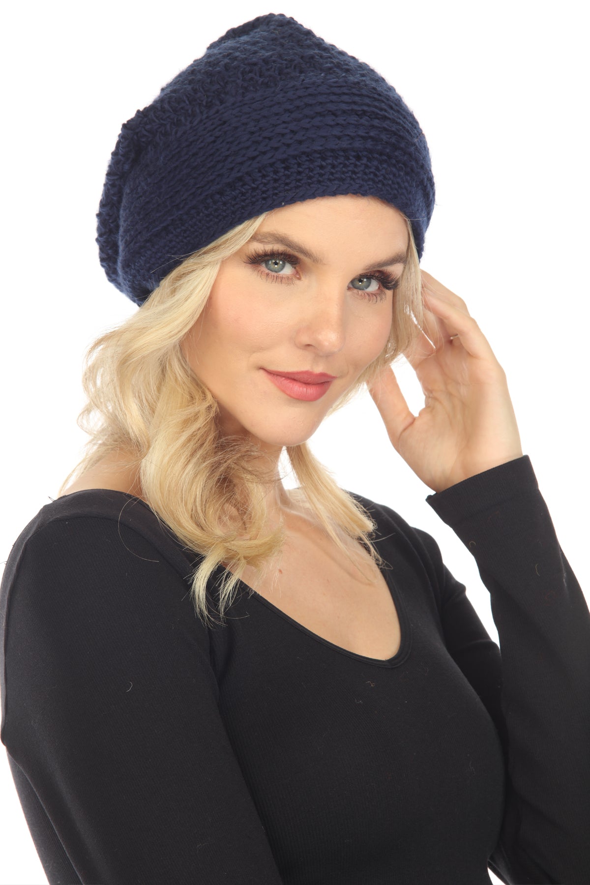 Crocheted Soft Slouchy Beanie