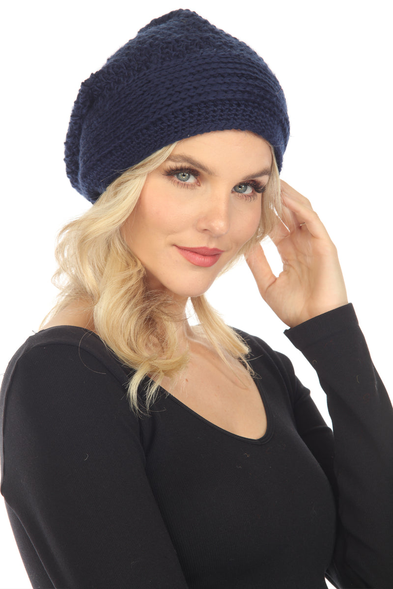 Crocheted Soft Slouchy Beanie