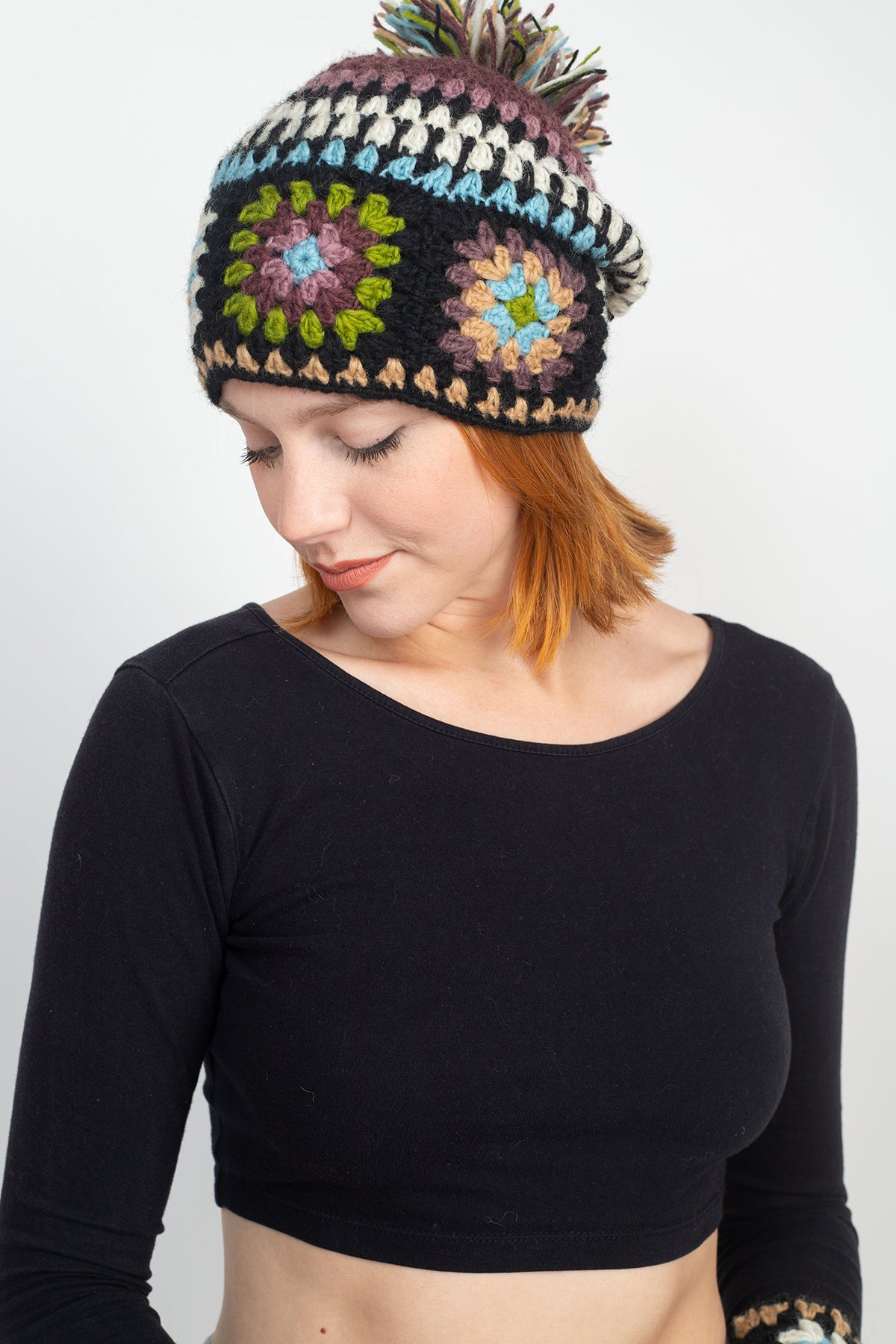 Granny Square Beanie