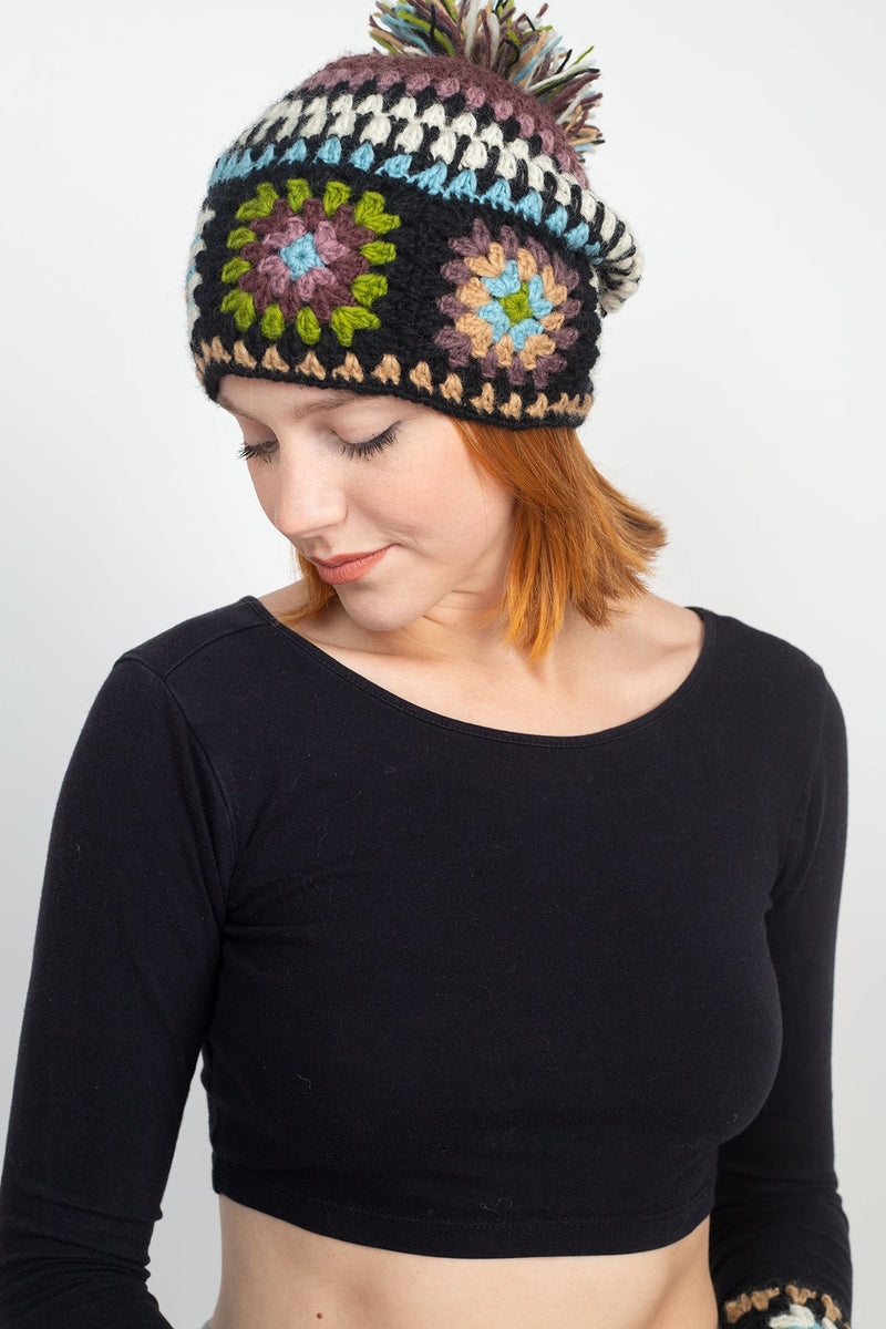 Granny Square Beanie