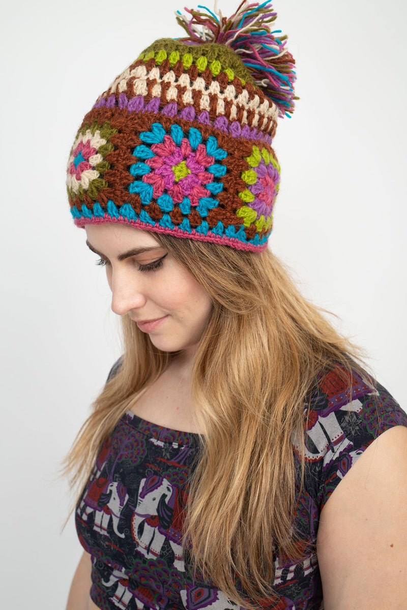 Granny Square Beanie
