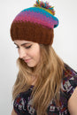Load image into Gallery viewer, Blurred Lines Pom Beanie