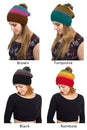 Load image into Gallery viewer, Blurred Lines Pom Beanie