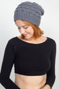 Load image into Gallery viewer, Wool Knit Puffy Slouchy Hat