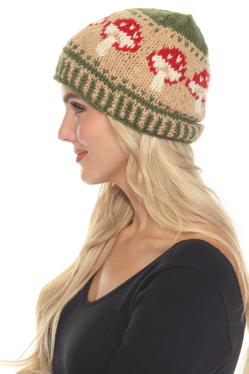 Wild Mushroom Slouchy Beanie