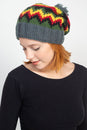 Load image into Gallery viewer, Rasta ZigZag Beanie