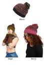 Load image into Gallery viewer, Recycled Silk Pom Beanie