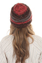 Load image into Gallery viewer, Faux Mohair Striped Slouchy Beanie
