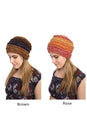 Load image into Gallery viewer, Faux Mohair Striped Slouchy Beanie