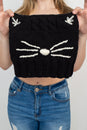 Load image into Gallery viewer, Knit Kitty Cat Beanie