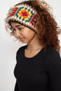 Load image into Gallery viewer, Granny Square Teddy Fleece Headband