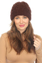 Load image into Gallery viewer, Cable Knit Fishermans Beanie