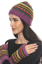 Load image into Gallery viewer, Cozy Striped Boho Beanie