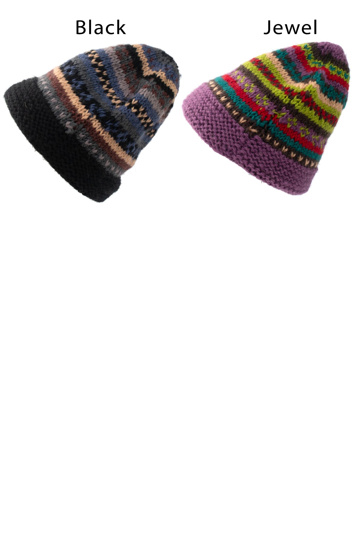 Cozy Striped Boho Beanie